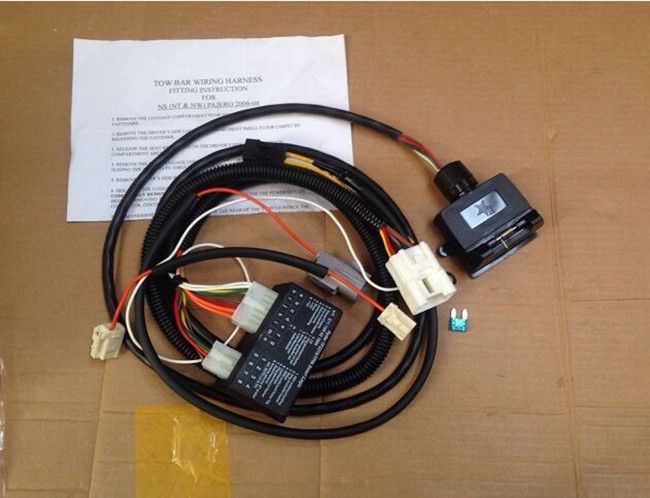 UNT268 TowBar Trailer Wiring Harness Loom For Mitsubishi ... ebay light bar harness diagram 